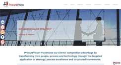 Desktop Screenshot of procurevision.com