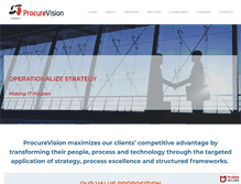 Tablet Screenshot of procurevision.com